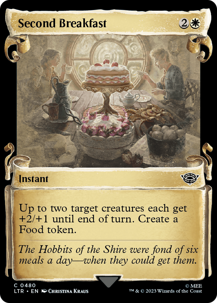 Second Breakfast [The Lord of the Rings: Tales of Middle-Earth Showcase Scrolls] - Magic: The Gathering - Card Brawlers | Quebec | Canada |