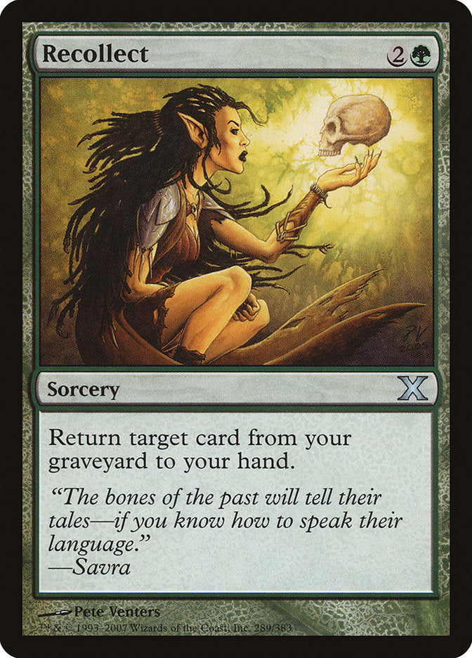 Recollect [Tenth Edition] - Magic: The Gathering - Card Brawlers | Quebec | Canada |