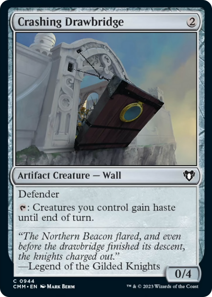 Crashing Drawbridge [Commander Masters] - Magic: The Gathering - Card Brawlers | Quebec | Canada |