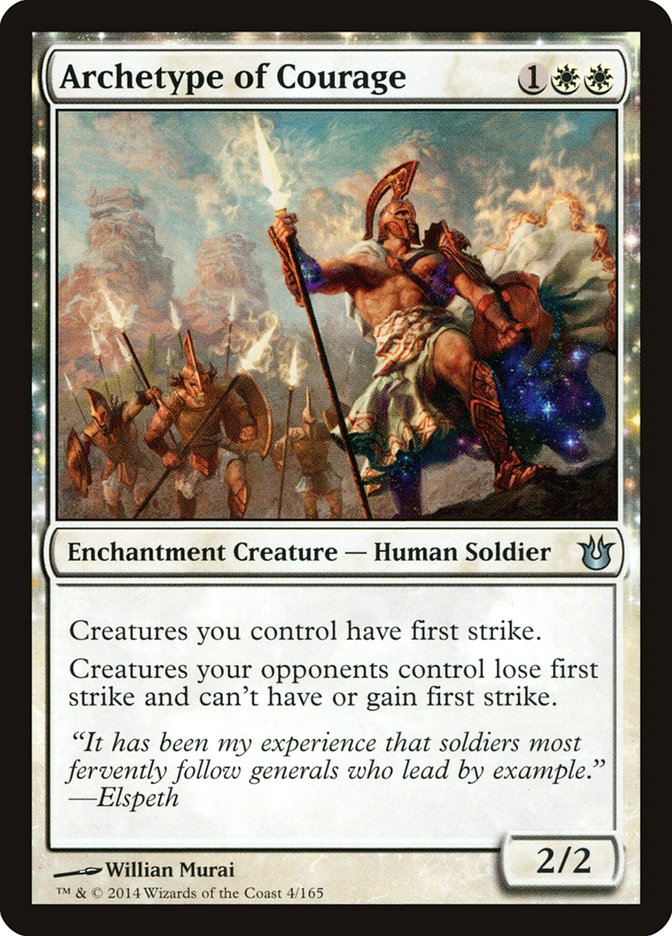 Archetype of Courage [Born of the Gods] - Magic: The Gathering - Card Brawlers | Quebec | Canada |