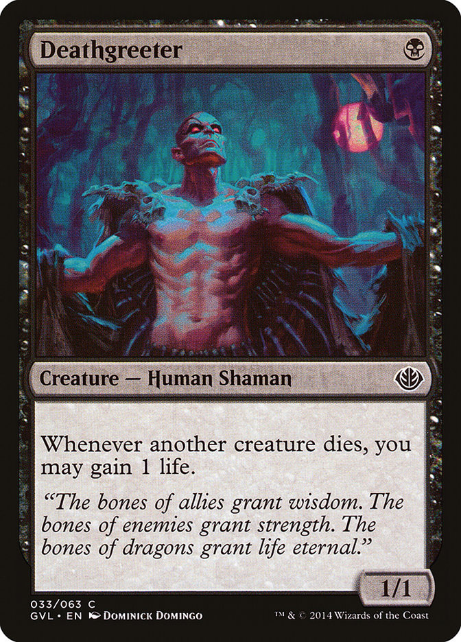 Deathgreeter (Garruk vs. Liliana) [Duel Decks Anthology] - Magic: The Gathering - Card Brawlers | Quebec | Canada |
