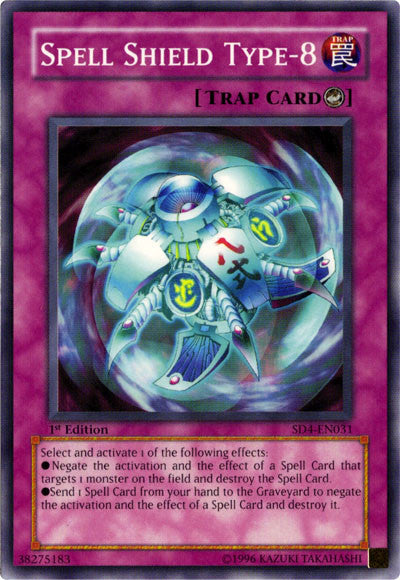 Spell Shield Type-8 [SD4-EN031] Common - Yu-Gi-Oh! - Card Brawlers | Quebec | Canada |