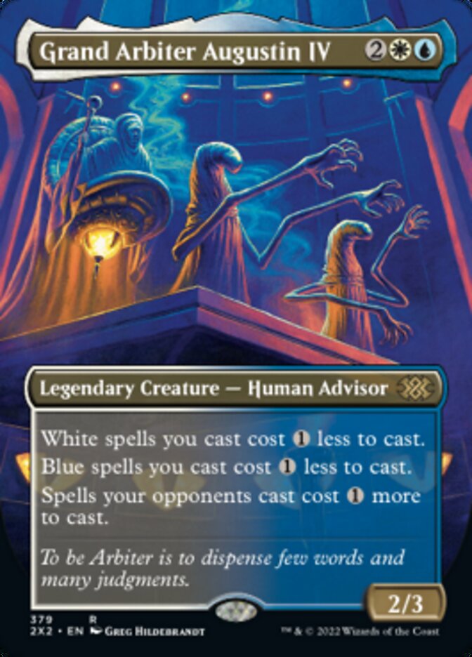 Grand Arbiter Augustin IV (Borderless Alternate Art) [Double Masters 2022] - Magic: The Gathering - Card Brawlers | Quebec | Canada |