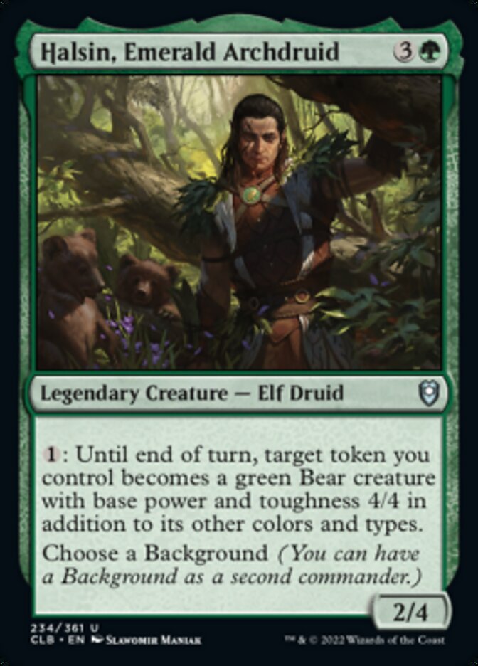 Halsin, Emerald Archdruid [Commander Legends: Battle for Baldur's Gate] - Magic: The Gathering - Card Brawlers | Quebec | Canada |