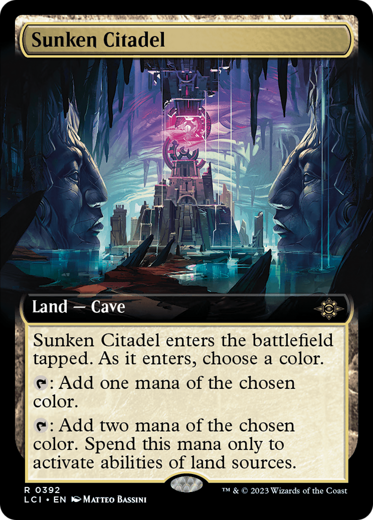 Sunken Citadel (Extended Art) [The Lost Caverns of Ixalan] - Magic: The Gathering - Card Brawlers | Quebec | Canada |