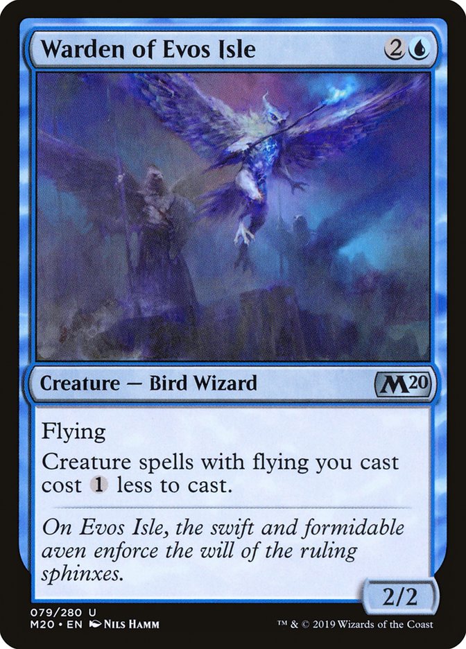 Warden of Evos Isle [Core Set 2020] - Magic: The Gathering - Card Brawlers | Quebec | Canada |