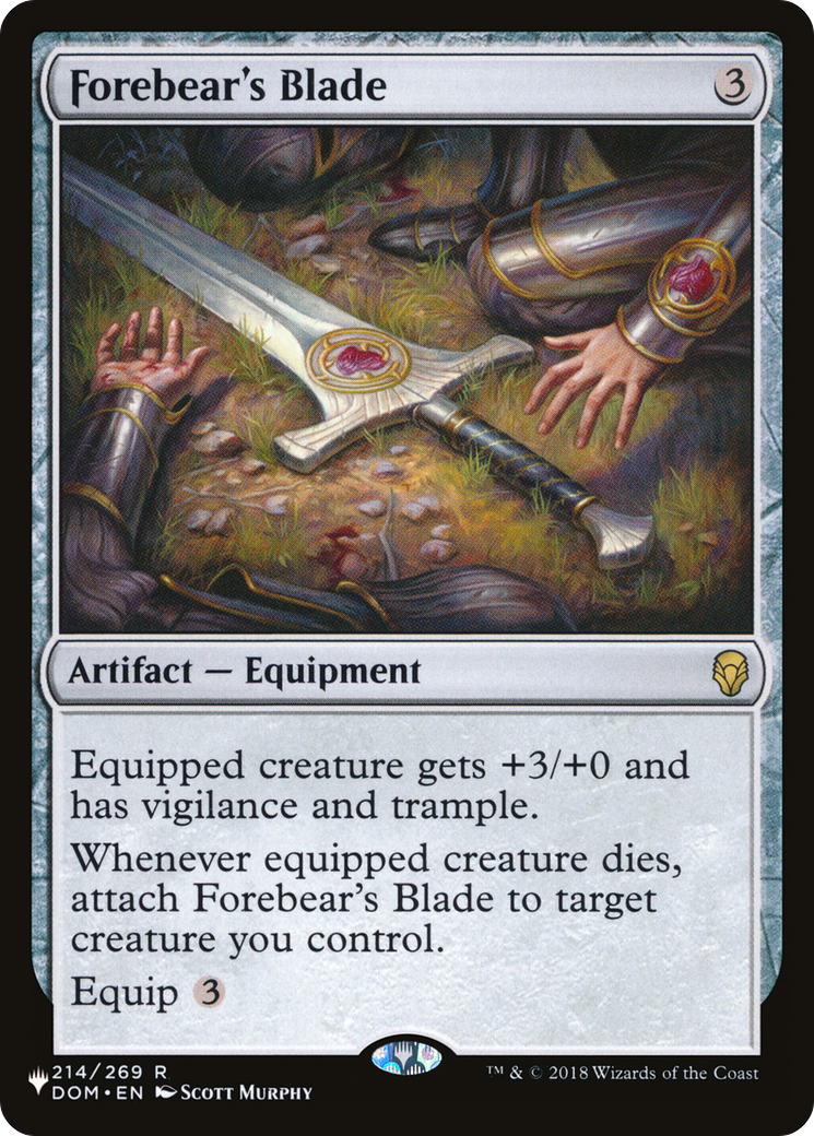 Forebear's Blade [The List] - Magic: The Gathering - Card Brawlers | Quebec | Canada |