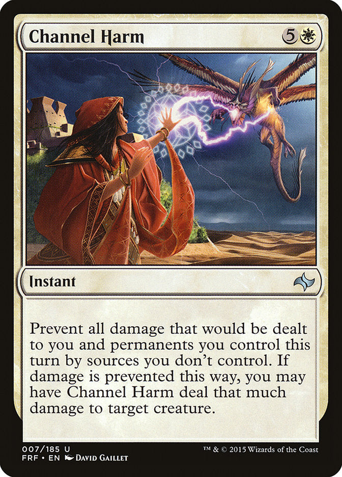 Channel Harm [Fate Reforged] - Magic: The Gathering - Card Brawlers | Quebec | Canada |