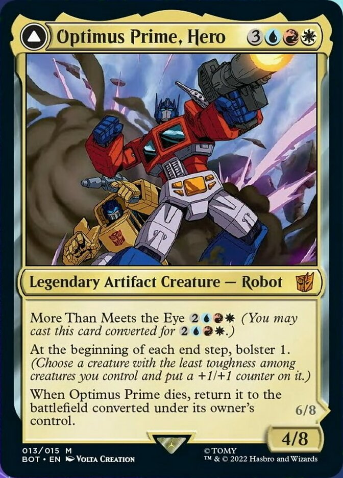 Optimus Prime, Hero // Optimus Prime, Autobot Leader [Transformers] - Magic: The Gathering - Card Brawlers | Quebec | Canada |