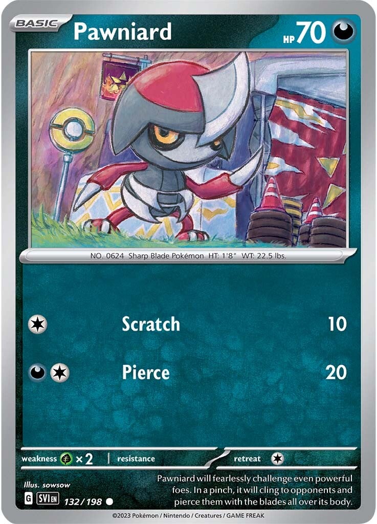 Pawniard (132/198) [Scarlet & Violet: Base Set] - Pokémon - Card Brawlers | Quebec | Canada |