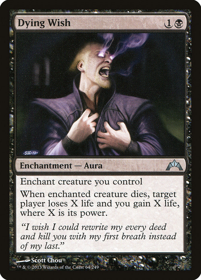 Dying Wish [Gatecrash] - Magic: The Gathering - Card Brawlers | Quebec | Canada |