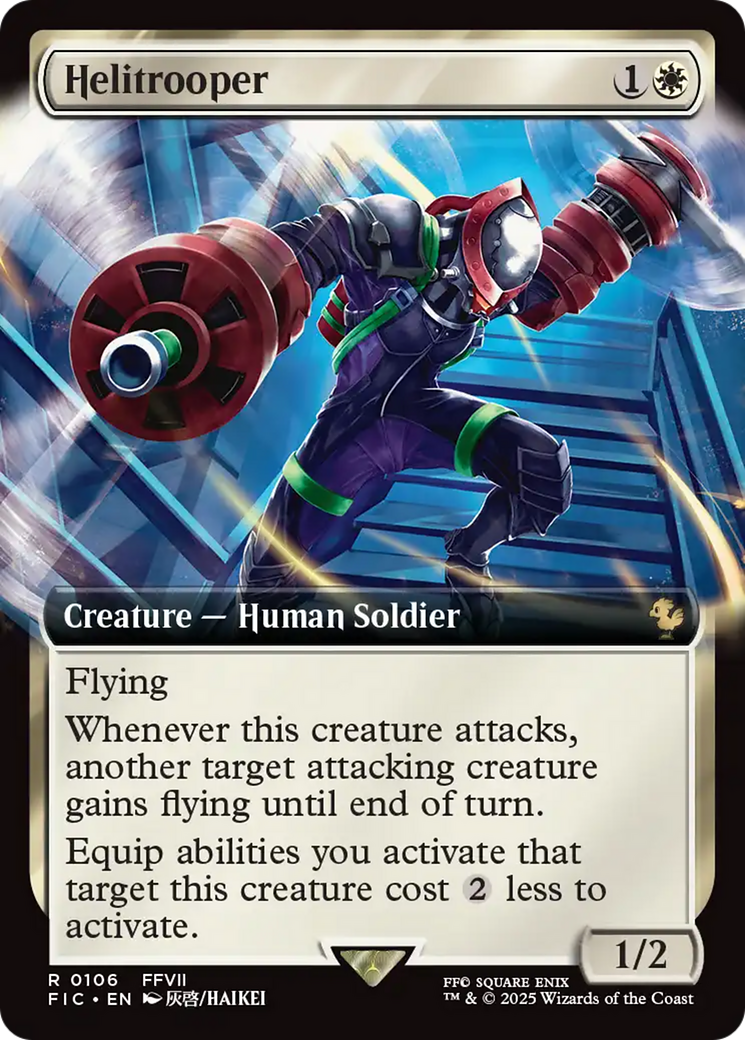 Helitrooper (Extended Art) [FINAL FANTASY Commander] - Magic: The Gathering - Card Brawlers | Quebec | Canada |