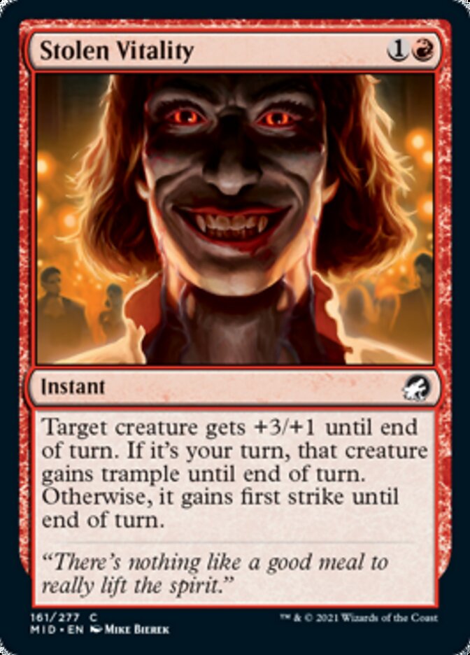 Stolen Vitality [Innistrad: Midnight Hunt] - Magic: The Gathering - Card Brawlers | Quebec | Canada |