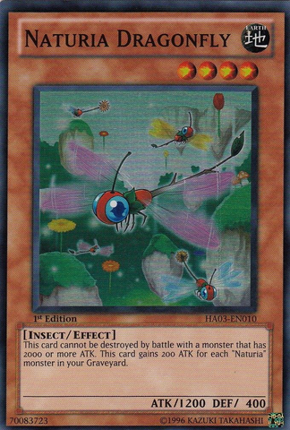 Naturia Dragonfly [HA03-EN010] Super Rare - Yu-Gi-Oh! - Card Brawlers | Quebec | Canada |