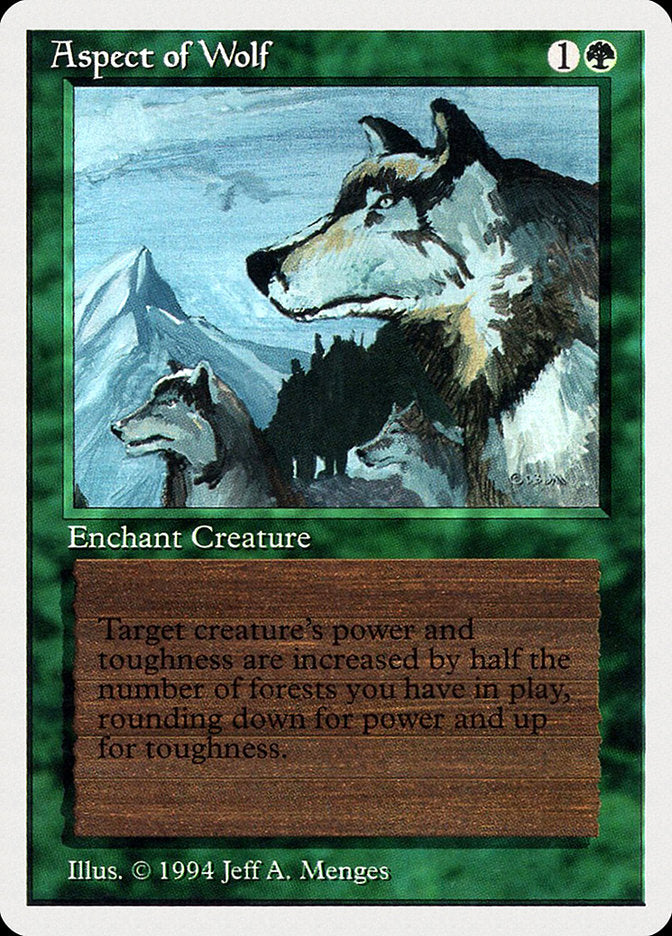 Aspect of Wolf [Summer Magic / Edgar] - Magic: The Gathering - Card Brawlers | Quebec | Canada |