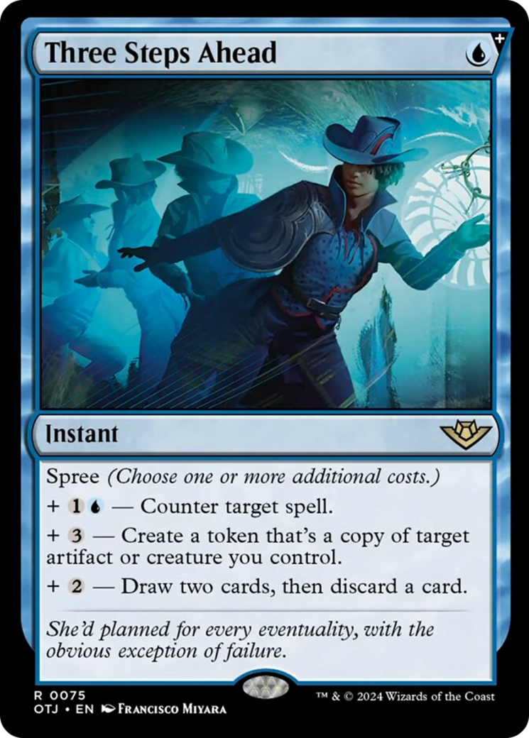 Three Steps Ahead [Outlaws of Thunder Junction] - Magic: The Gathering - Card Brawlers | Quebec | Canada |