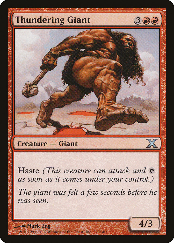 Thundering Giant [Tenth Edition] - Magic: The Gathering - Card Brawlers | Quebec | Canada |