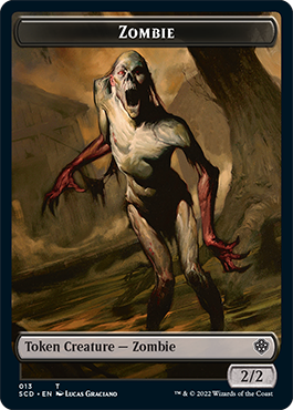 Zombie // Zombie Knight Double-Sided Token [Starter Commander Decks] - Magic: The Gathering - Card Brawlers | Quebec | Canada |