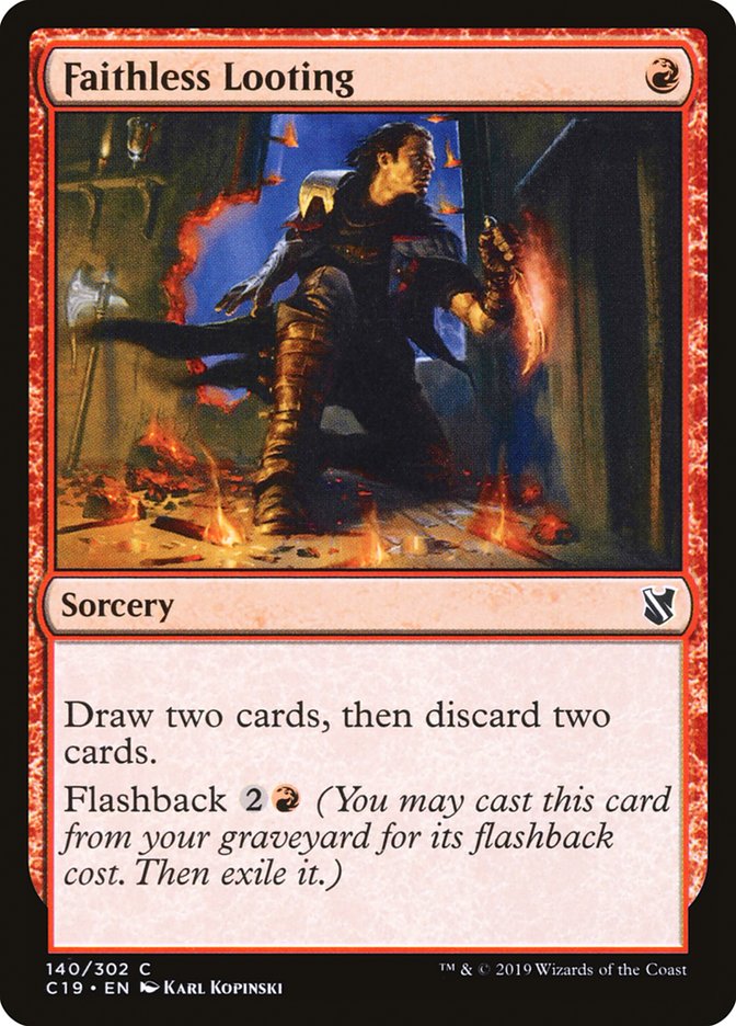 Faithless Looting [Commander 2019] - Magic: The Gathering - Card Brawlers | Quebec | Canada |
