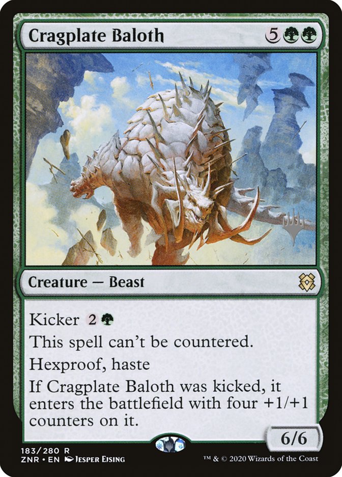 Cragplate Baloth (Promo Pack) [Zendikar Rising Promos] - Magic: The Gathering - Card Brawlers | Quebec | Canada |