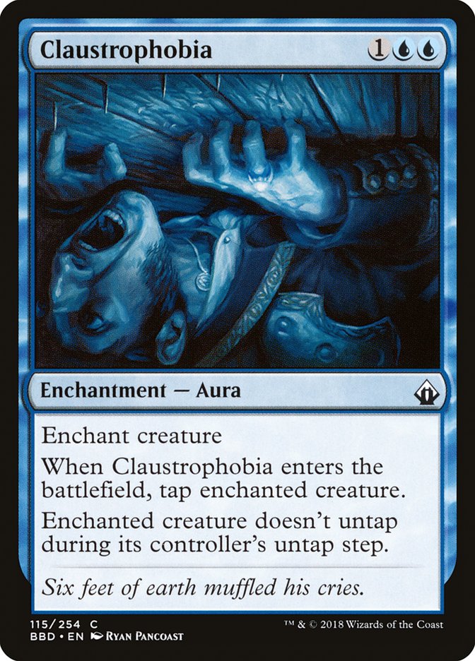 Claustrophobia [Battlebond] - Magic: The Gathering - Card Brawlers | Quebec | Canada |