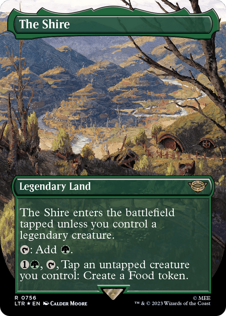 The Shire (Borderless) (Surge Foil) [The Lord of the Rings: Tales of Middle-Earth] - Magic: The Gathering - Card Brawlers | Quebec | Canada |