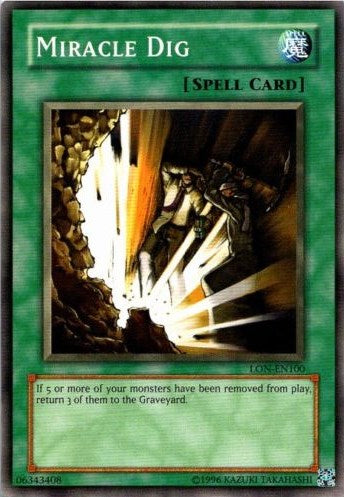 Miracle Dig [LON-EN100] Common - Yu-Gi-Oh! - Card Brawlers | Quebec | Canada |