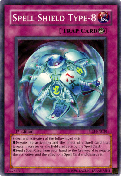 Spell Shield Type-8 [SD3-EN030] Common - Yu-Gi-Oh! - Card Brawlers | Quebec | Canada |