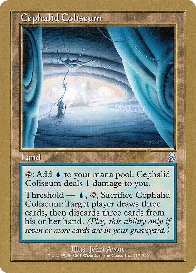 Cephalid Coliseum (Carlos Romao) [World Championship Decks 2002] - Magic: The Gathering - Card Brawlers | Quebec | Canada |