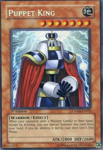 Puppet King [CRMS-EN093] Secret Rare - Yu-Gi-Oh! - Card Brawlers | Quebec | Canada |