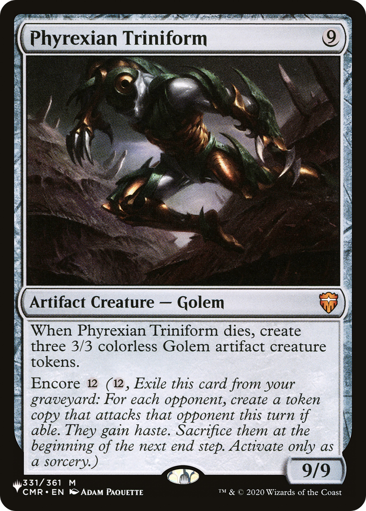 Phyrexian Triniform [The List] - Magic: The Gathering - Card Brawlers | Quebec | Canada |
