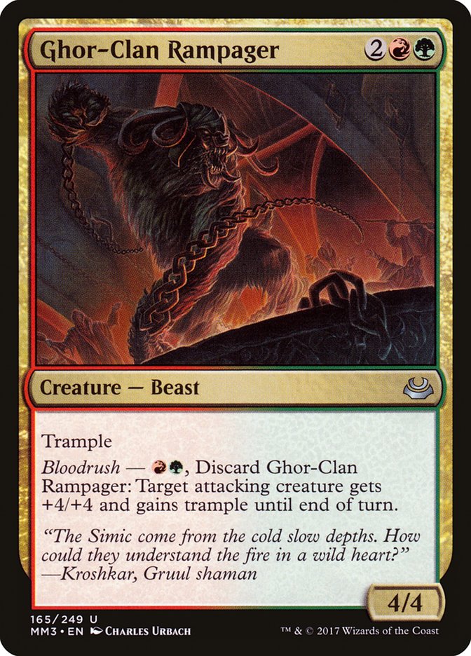 Ghor-Clan Rampager [Modern Masters 2017] - Magic: The Gathering - Card Brawlers | Quebec | Canada |