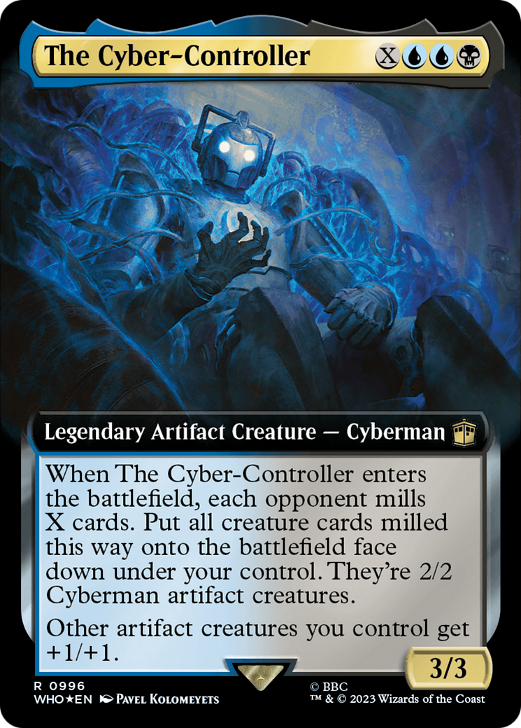 The Cyber-Controller (Extended Art) (Surge Foil) [Doctor Who] - Magic: The Gathering - Card Brawlers | Quebec | Canada |