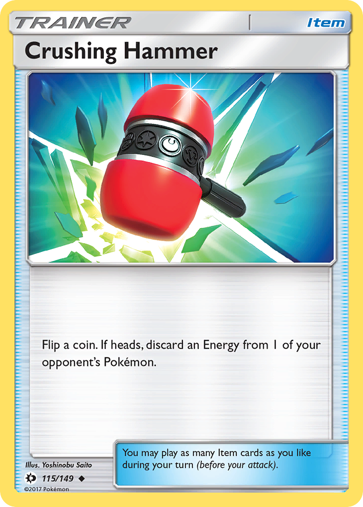 Crushing Hammer (115/149) [Sun & Moon: Base Set] - Pokémon - Card Brawlers | Quebec | Canada |