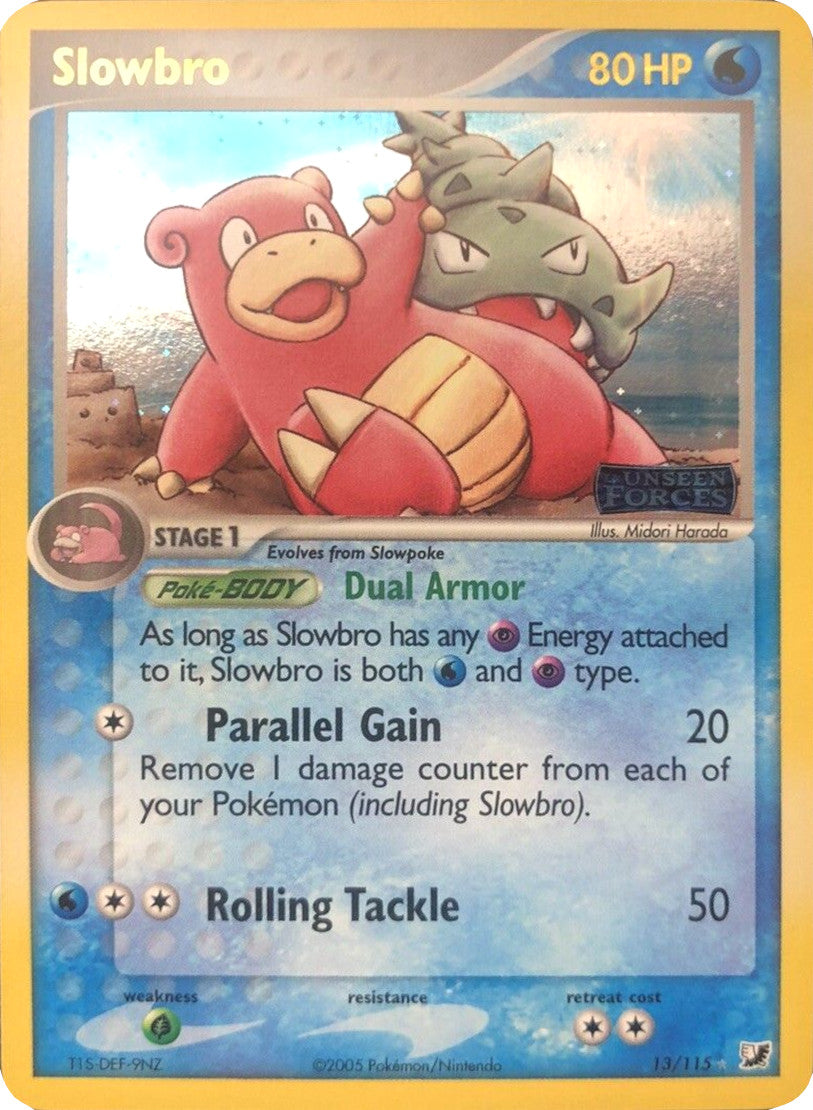 Slowbro (13/115) (Stamped) [EX: Unseen Forces] - Pokémon - Card Brawlers | Quebec | Canada |