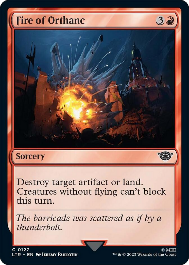 Fire of Orthanc [The Lord of the Rings: Tales of Middle-Earth] - Magic: The Gathering - Card Brawlers | Quebec | Canada |