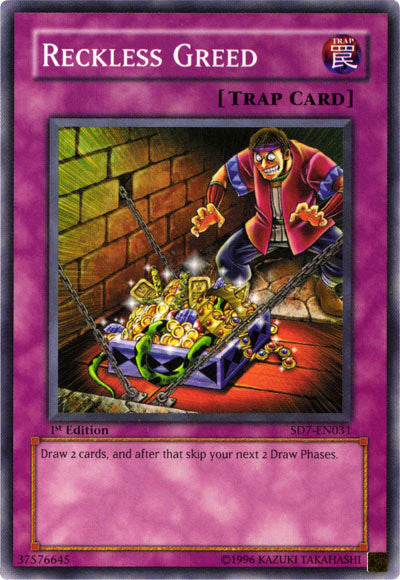 Reckless Greed [SD7-EN031] Common - Yu-Gi-Oh! - Card Brawlers | Quebec | Canada |