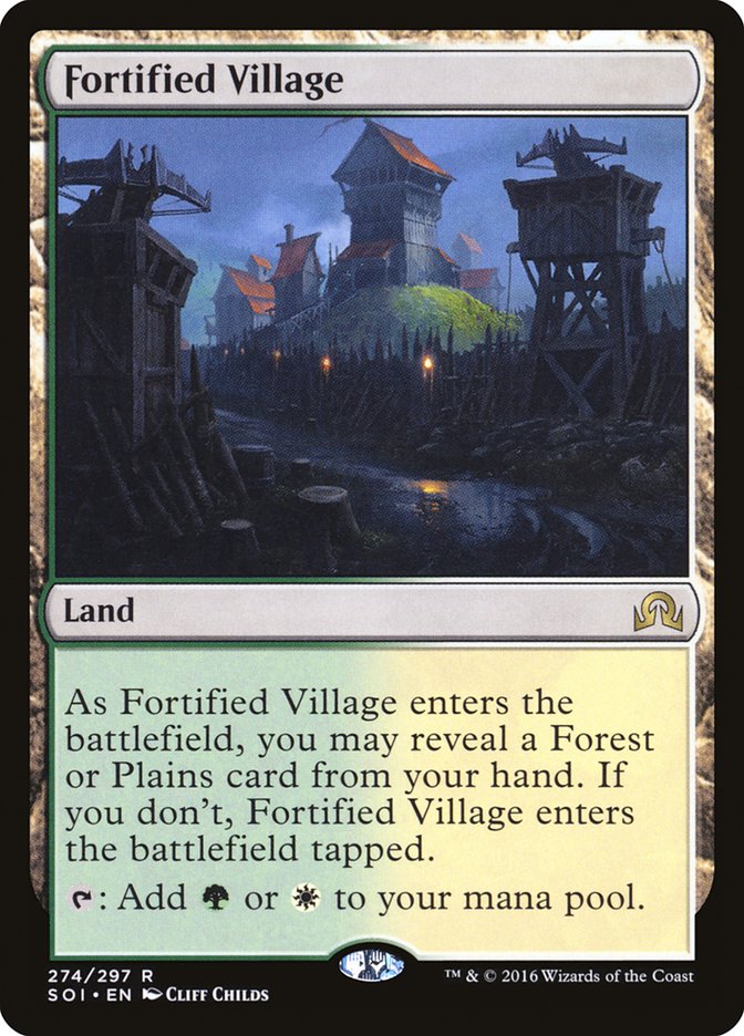 Fortified Village [Shadows over Innistrad] - Magic: The Gathering - Card Brawlers | Quebec | Canada |