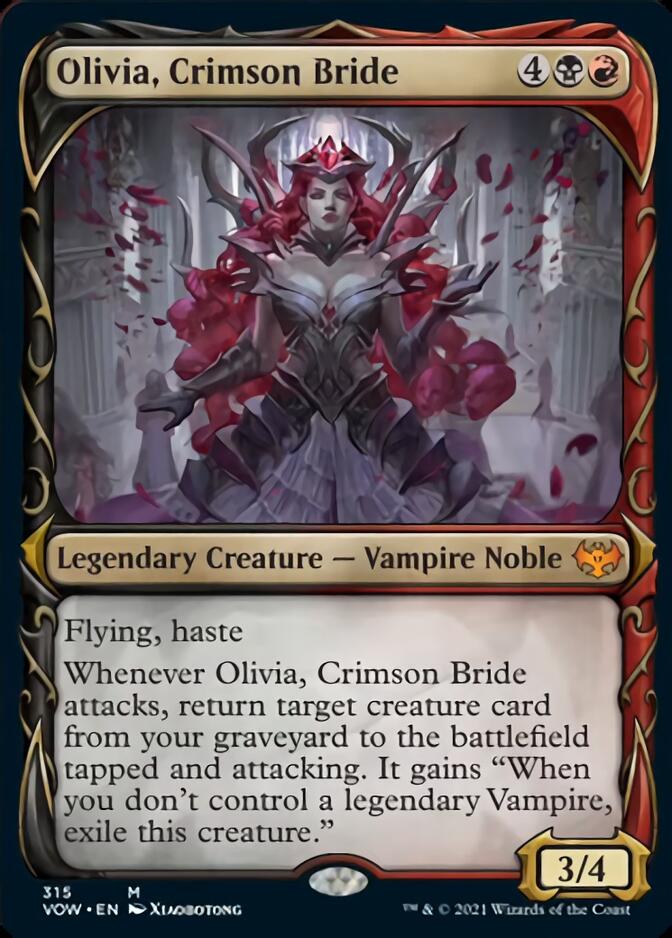 Olivia, Crimson Bride (Showcase Fang Frame) [Innistrad: Crimson Vow] - Magic: The Gathering - Card Brawlers | Quebec | Canada |