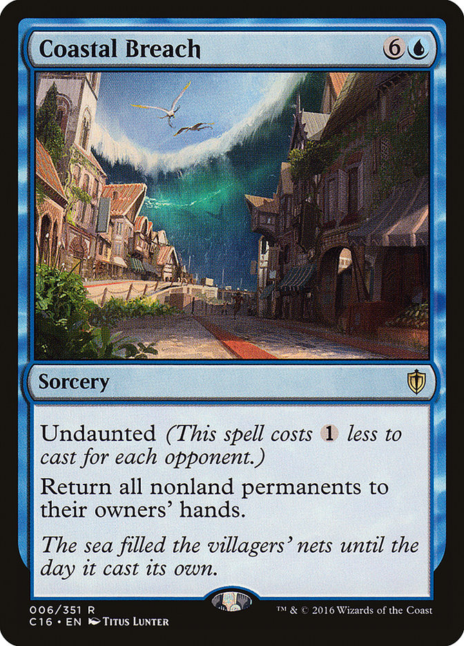 Coastal Breach [Commander 2016] - Magic: The Gathering - Card Brawlers | Quebec | Canada |