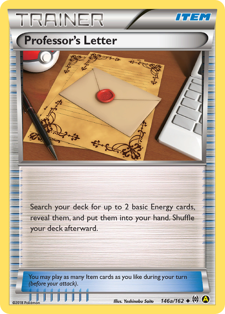 Professor's Letter (146a/162) [Alternate Art Promos] - Pokémon - Card Brawlers | Quebec | Canada |
