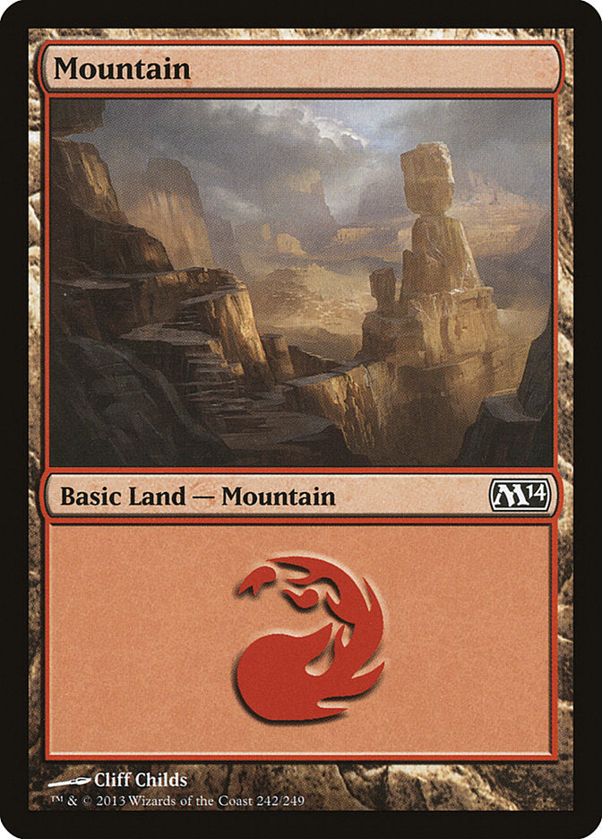 Mountain (242) [Magic 2014] - Magic: The Gathering - Card Brawlers | Quebec | Canada |