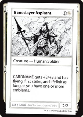 Baneslayer Aspirant (2021 Edition) [Mystery Booster Playtest Cards] - Magic: The Gathering - Card Brawlers | Quebec | Canada |
