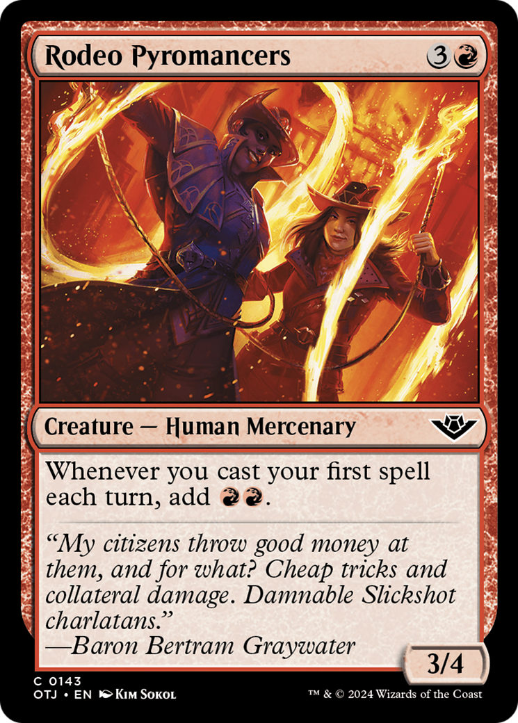 Rodeo Pyromancers [Outlaws of Thunder Junction] - Magic: The Gathering - Card Brawlers | Quebec | Canada |