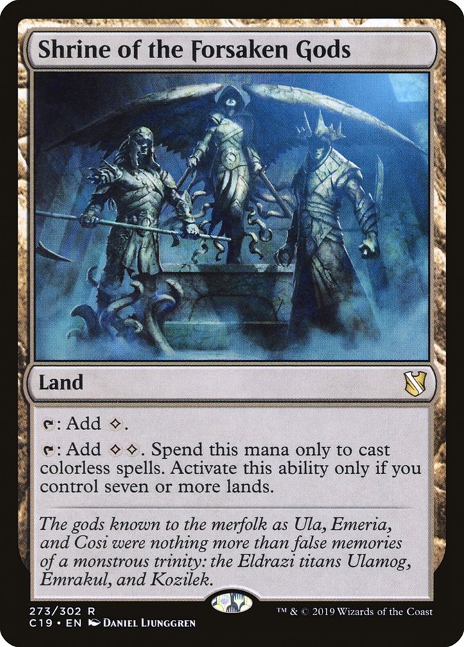 Shrine of the Forsaken Gods [Commander 2019] - Magic: The Gathering - Card Brawlers | Quebec | Canada |