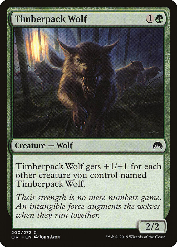Timberpack Wolf [Magic Origins] - Magic: The Gathering - Card Brawlers | Quebec | Canada |