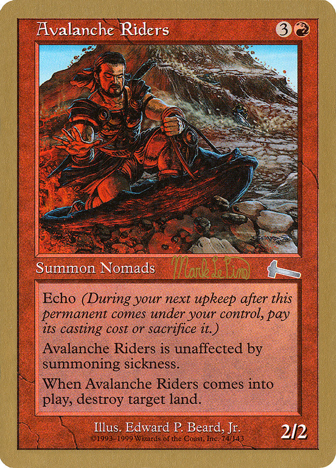 Avalanche Riders (Mark Le Pine) [World Championship Decks 1999] - Magic: The Gathering - Card Brawlers | Quebec | Canada |