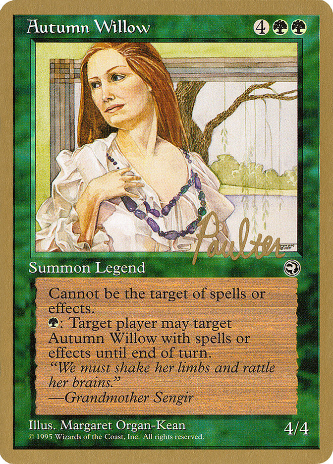 Autumn Willow (Preston Poulter) [Pro Tour Collector Set] - Magic: The Gathering - Card Brawlers | Quebec | Canada |