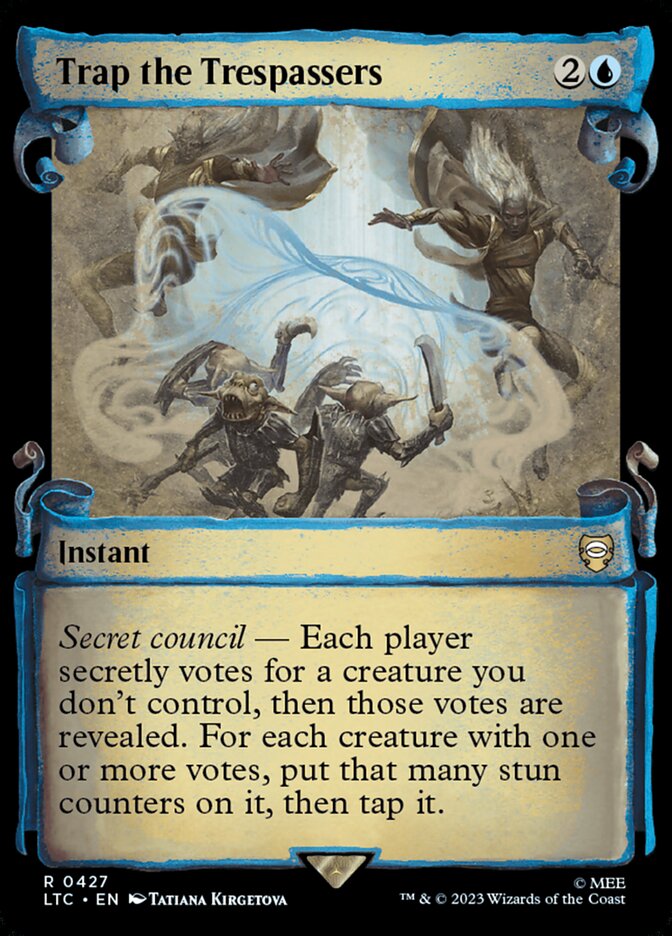Trap the Tresspassers [The Lord of the Rings: Tales of Middle-Earth Commander Showcase Scrolls] - Magic: The Gathering - Card Brawlers | Quebec | Canada |