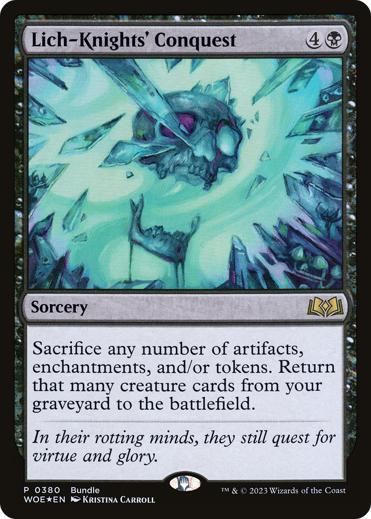 Lich-Knights' Conquest (Bundle) [Wilds of Eldraine Promos] - Magic: The Gathering - Card Brawlers | Quebec | Canada |